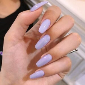Lavender Acrylic Nails