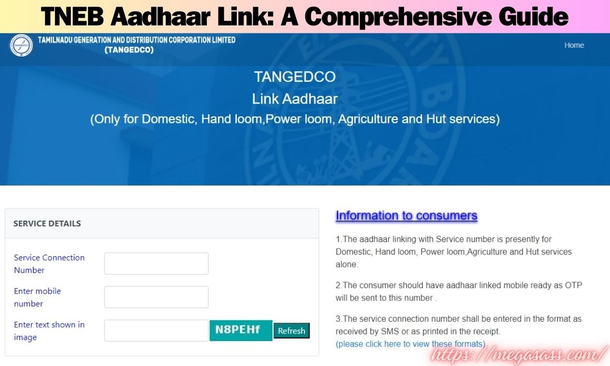 TNEB Aadhaar link